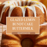 Glazed Lemon Bundt Cake with Buttermilk Recipe