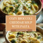Broccoli Cheddar Soup With Shells Recipe