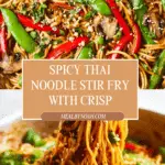 Spicy Thai Noodle Stir Fry Recipe