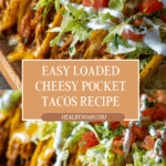 Loaded Cheesy Pocket Tacos Recipe