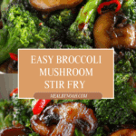Broccoli and Mushroom Stir Fry Recipe