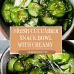 Cucumber Snack Bowl Recipe