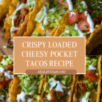 Loaded Cheesy Pocket Tacos Recipe
