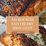 Blackened Salmon with Creamy Dijon Sauce Recipe