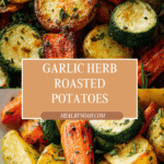 Garlic Herb Roasted Potatoes Carrots and Zucchini Recipe