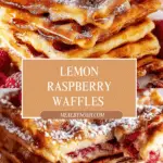 Lemon Raspberry Buttermilk Waffles Recipe