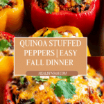 Southwest Quinoa Stuffed Bell Peppers Recipe