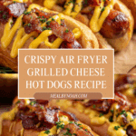 Air Fryer Grilled Cheese Hot Dogs Recipe