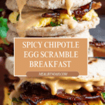 Chipotle Egg Scramble Breakfast Sandwiches Recipe