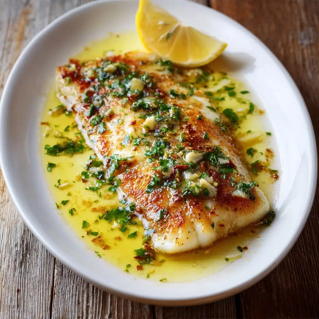 Lemon Butter Garlic Fish Recipe - Recipe Image