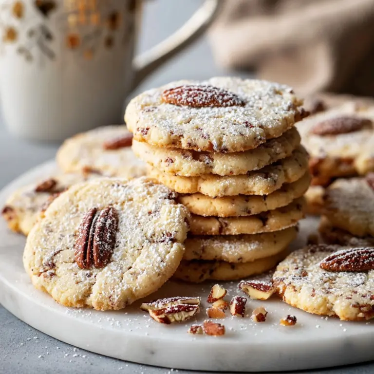 Butter Pecan Shortbread Cookies Recipe