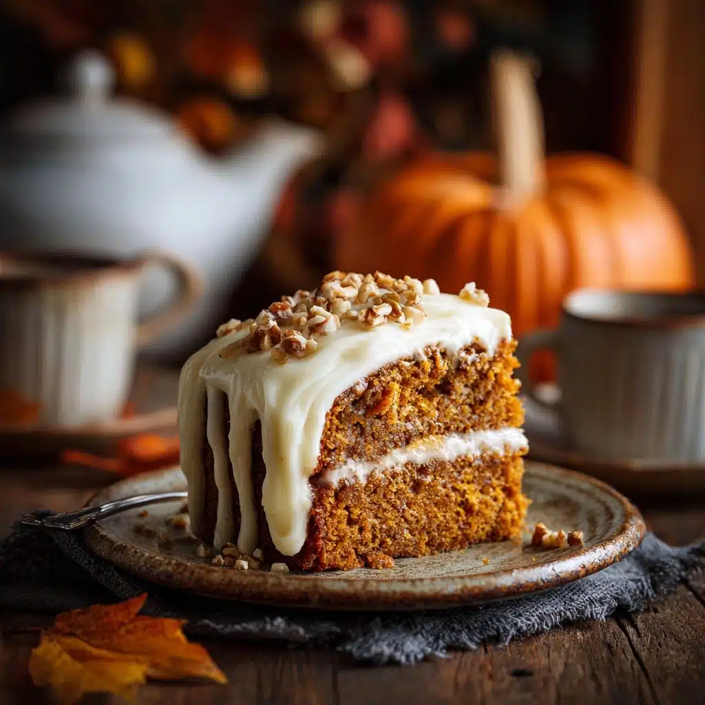 Pumpkin Spice Cake With Cream Cheese Frosting Recipe