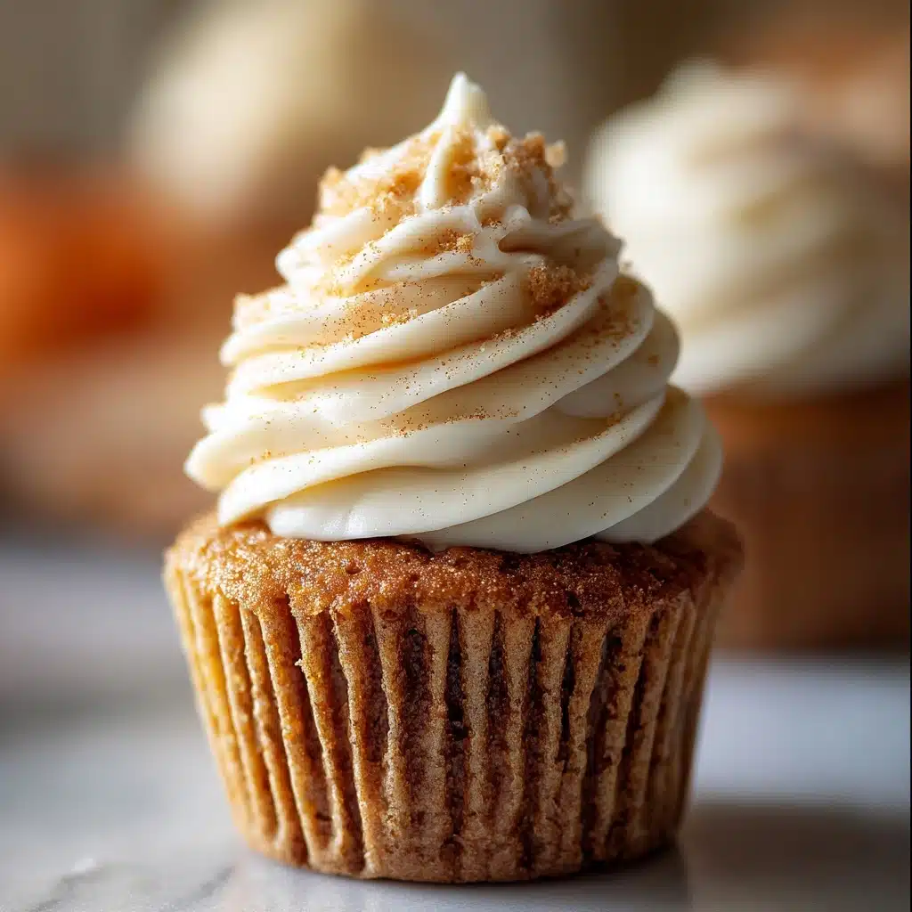 Cream-filled Pumpkin Cupcakes Recipe - Recipe Image