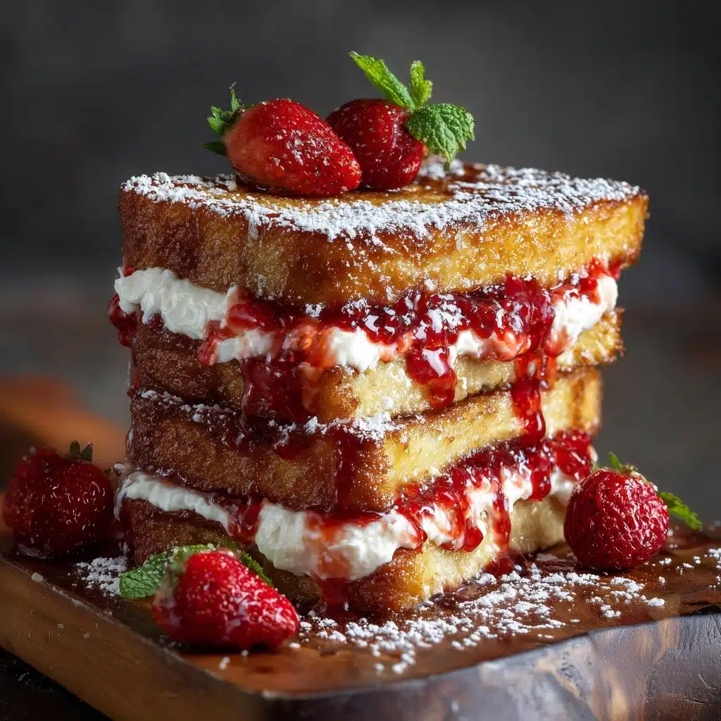 Fried Strawberry Cheesecake Sandwiches Recipe - Recipe Image