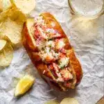 Warm Lemon Butter Lobster Roll Recipe