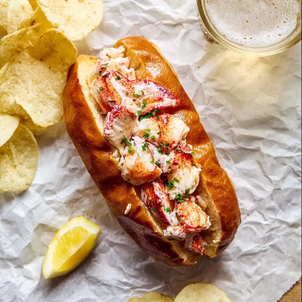Warm Lemon Butter Lobster Roll Recipe