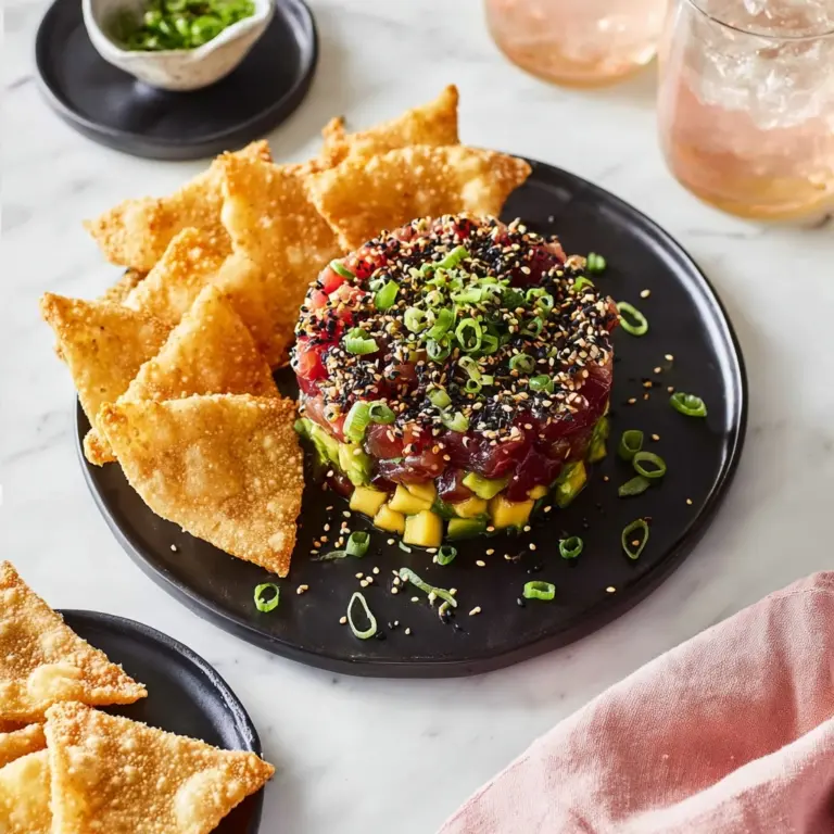 Quick & Easy Tuna Tartare Recipe