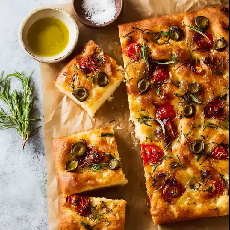 Pizza Dough Focaccia Bread Recipe