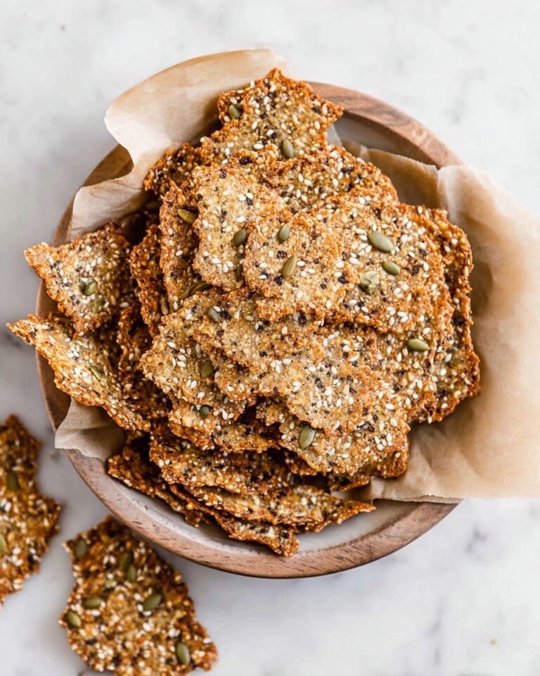 One Bowl Keto Crackers (Gluten Free) Recipe