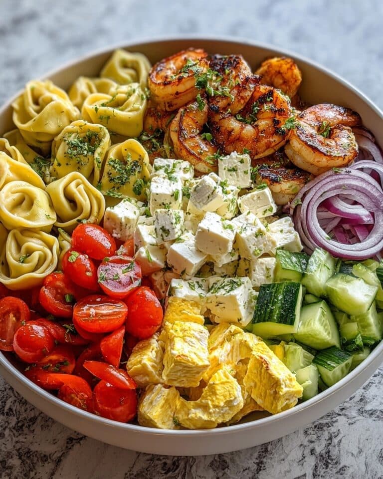 Greek Pasta Salad with Tortellini Recipe