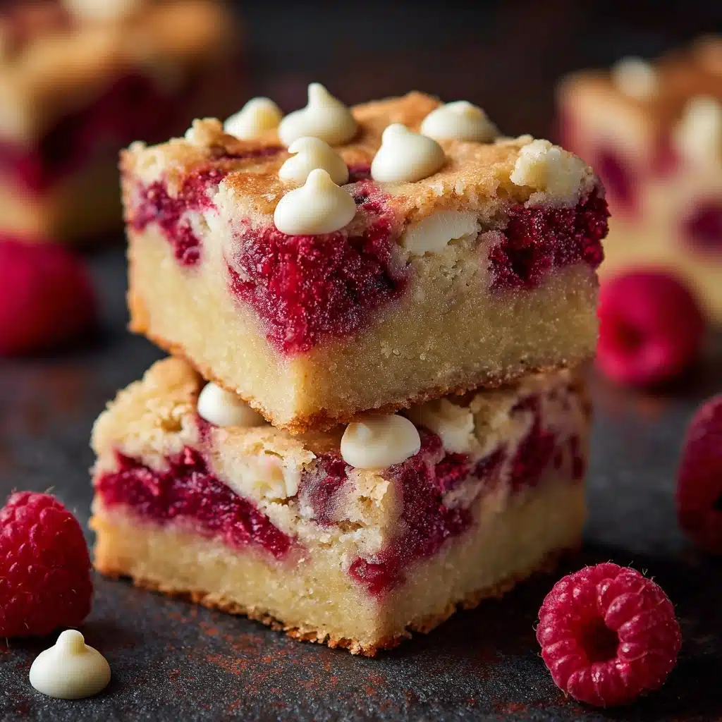Raspberry White Chocolate Blondies Recipe - Recipe Image