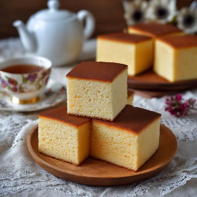 Mini Chinese Sponge Cakes Recipe