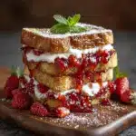Fried Strawberry Cheesecake Sandwiches Recipe