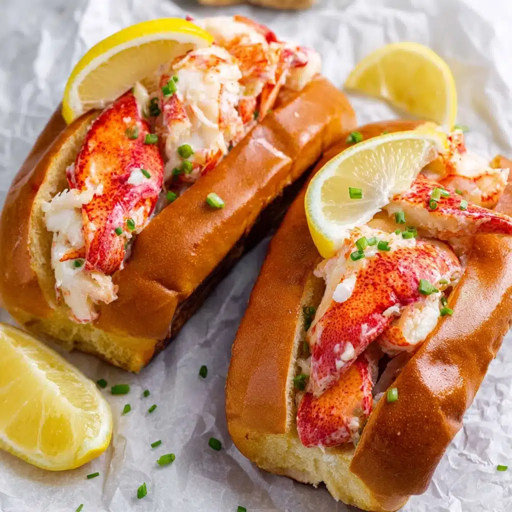 Warm Lemon Butter Lobster Roll Recipe - Recipe Image