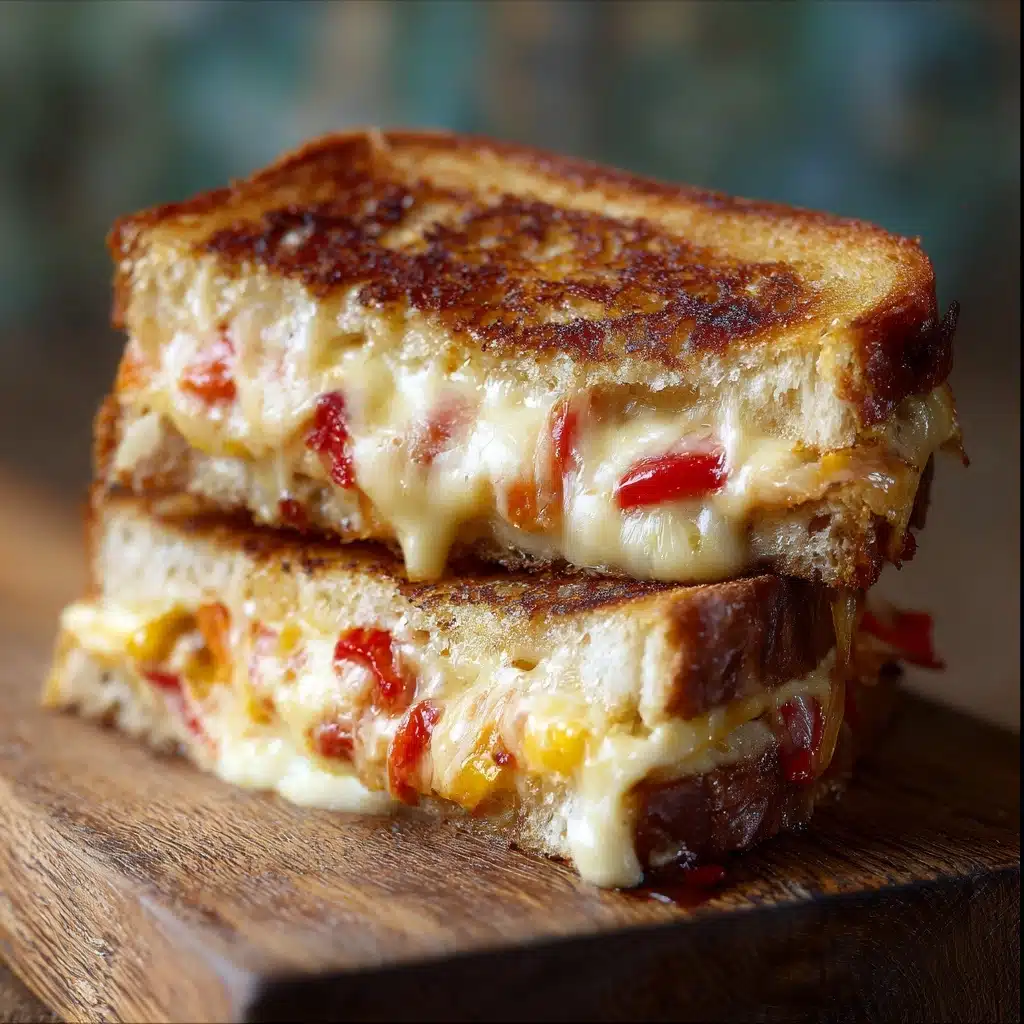 Hawaiian Pizza Grilled Cheese Sandwich Recipe - Recipe Image