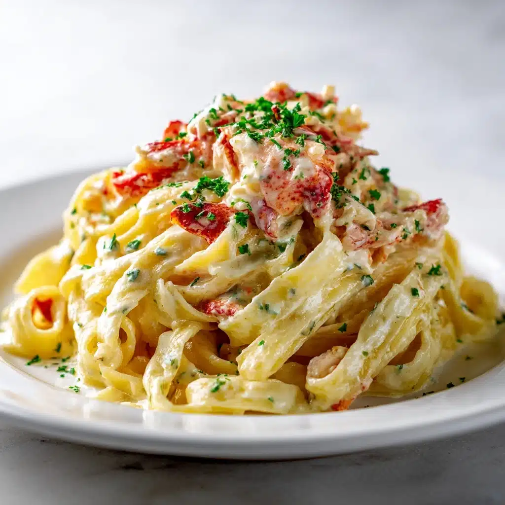 Crab Fettuccine Alfredo Recipe - Recipe Image