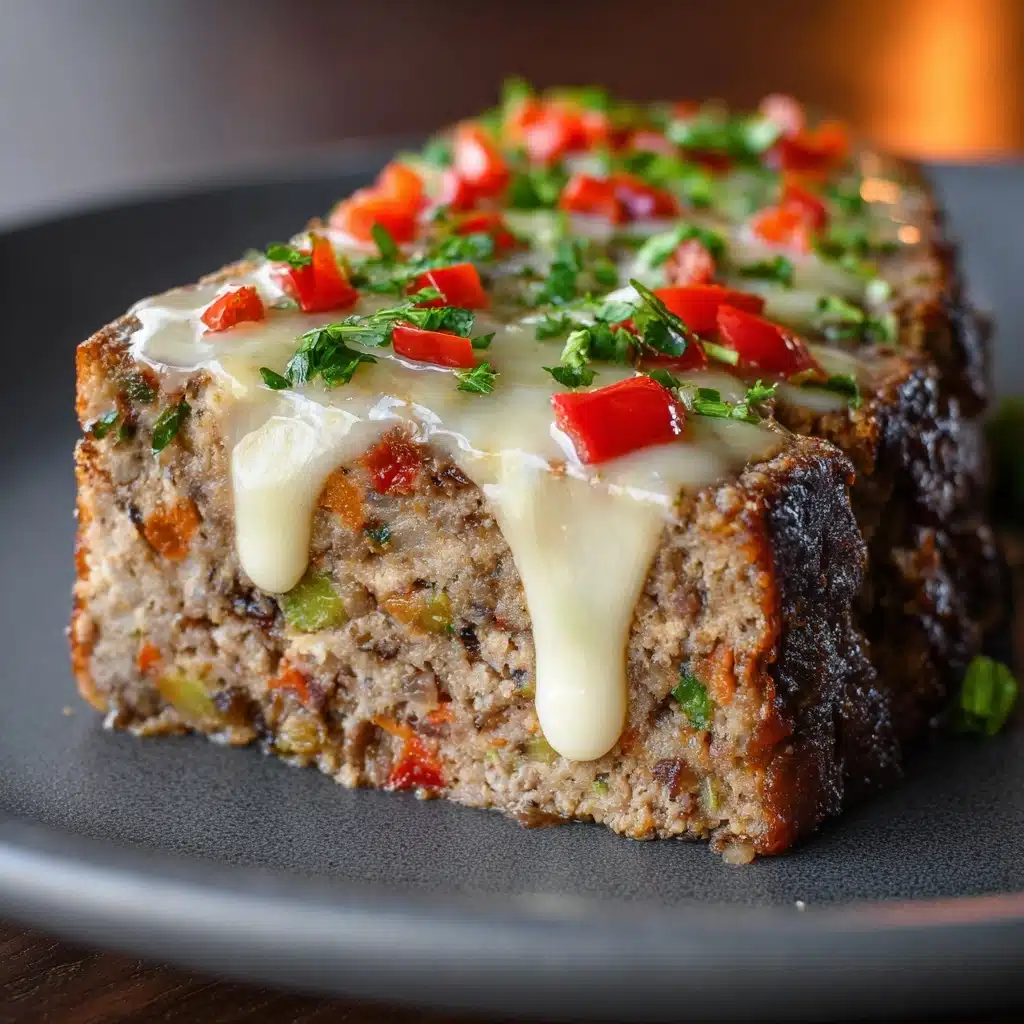 Philly Cheesesteak Meatloaf Recipe - Recipe Image