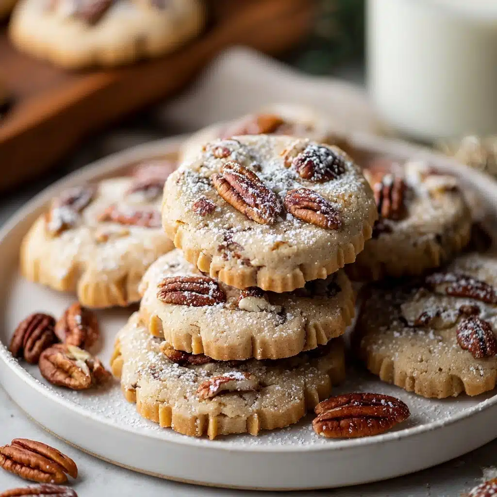 Butter Pecan Shortbread Cookies Recipe - Recipe Image