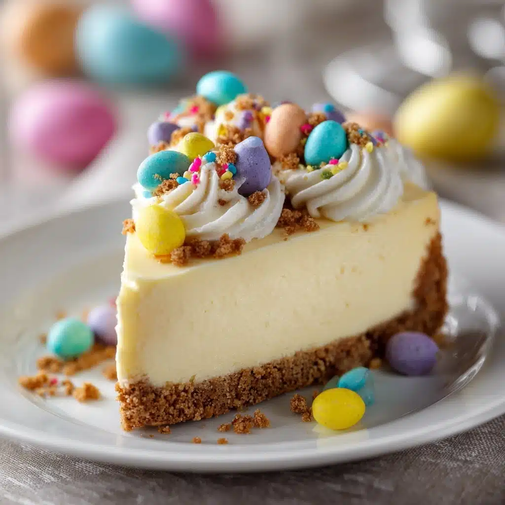 easter no bake cheesecake Recipe - Recipe Image