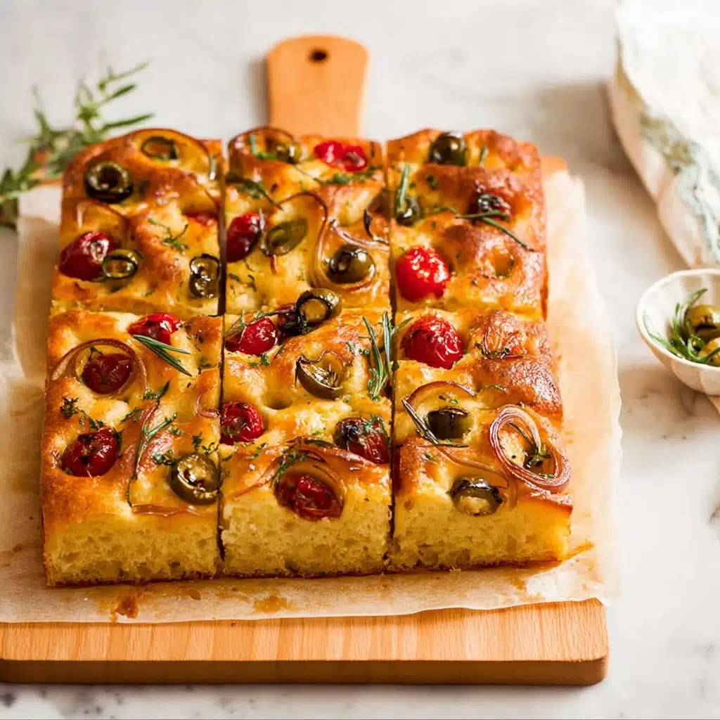 Pizza Dough Focaccia Bread Recipe - Recipe Image