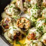 These French Onion Chicken Meatballs (Low Carb Recipe