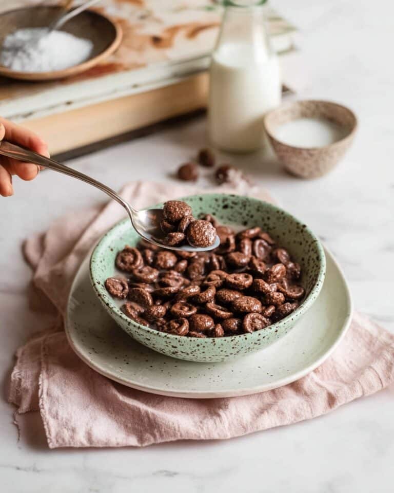 Mini Chocolate Pancake Cereal Recipe