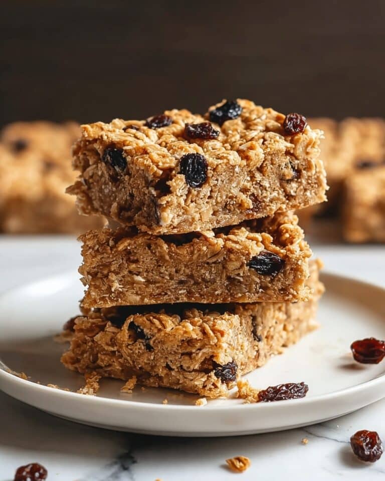 Oatmeal Raisin Cookie Bars Recipe