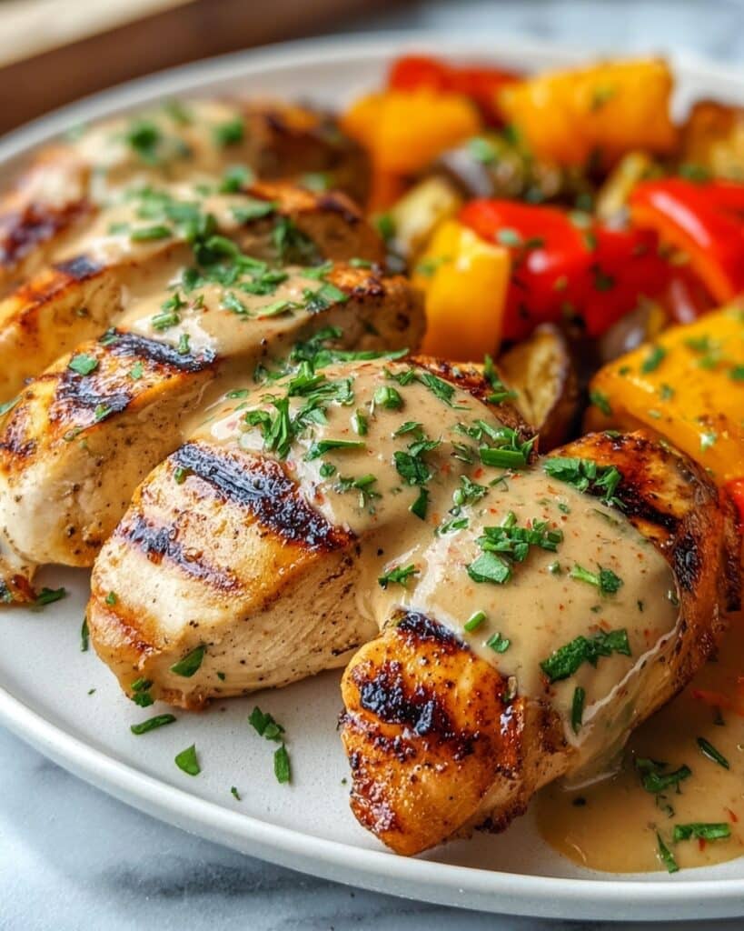 Creamy Parmesan Chicken in the Crockpot Recipe