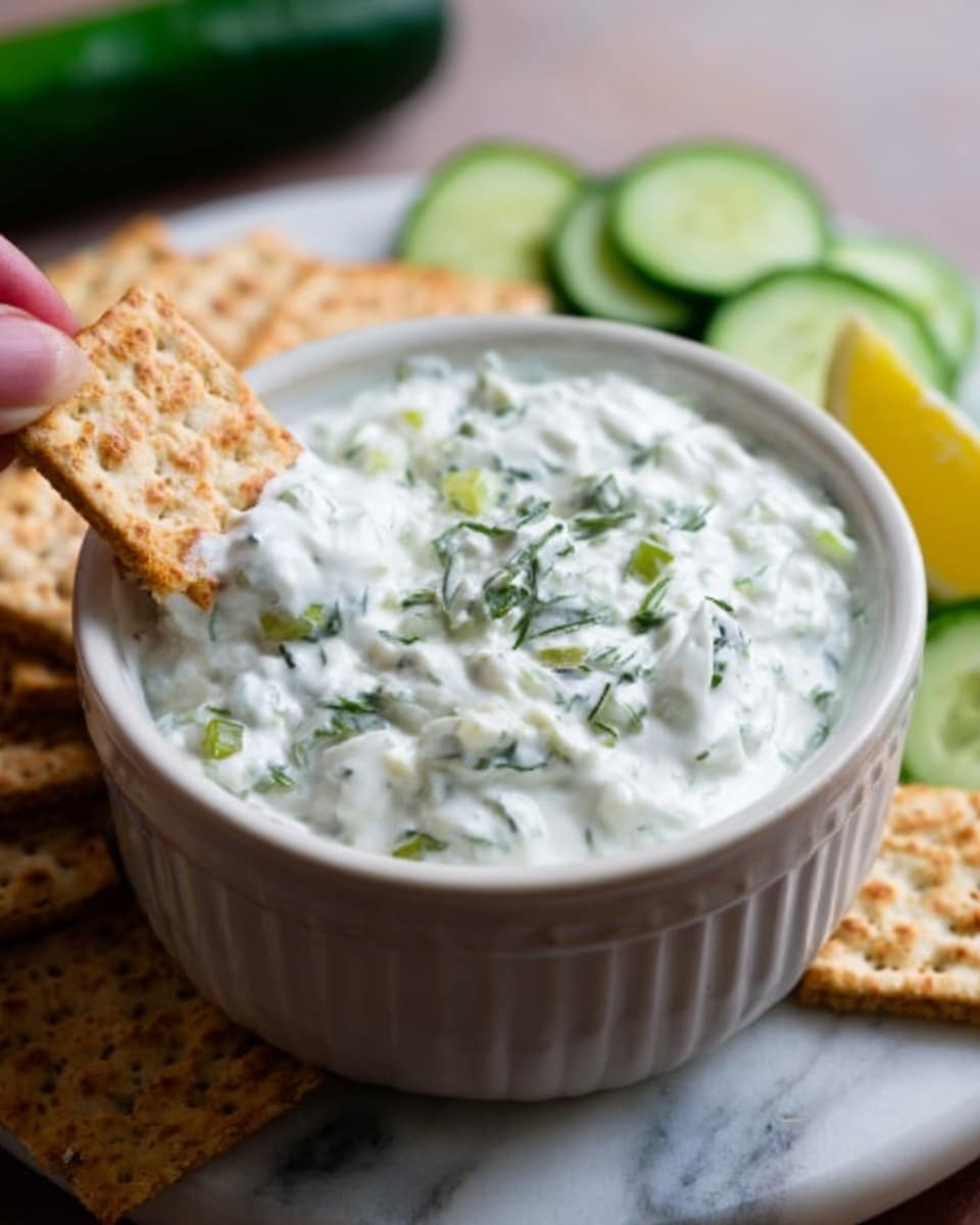 Creamy Cucumber Yogurt Dip Recipe