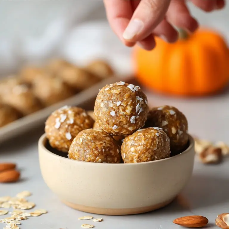 Pumpkin Protein Bliss Bites Recipe