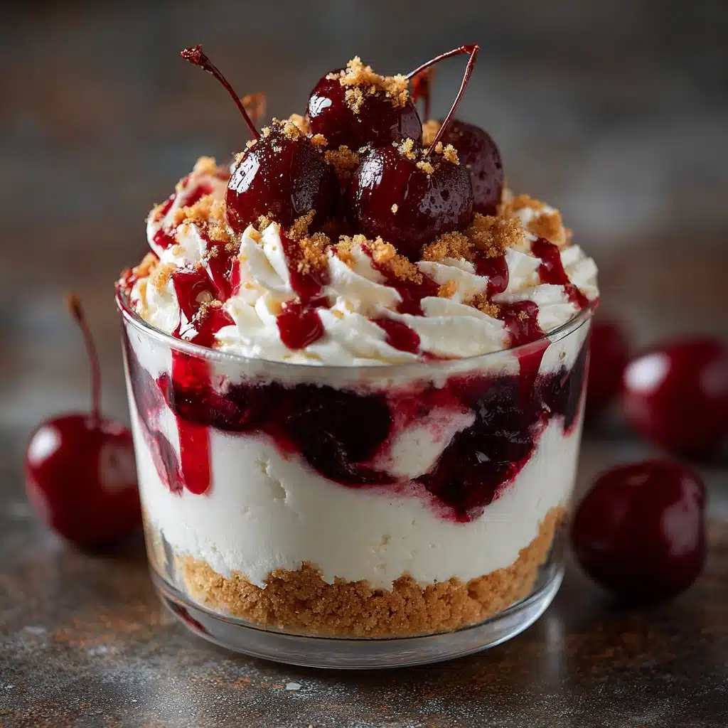 Delectable Cherry Cheesecake Fluff Recipe - Recipe Image