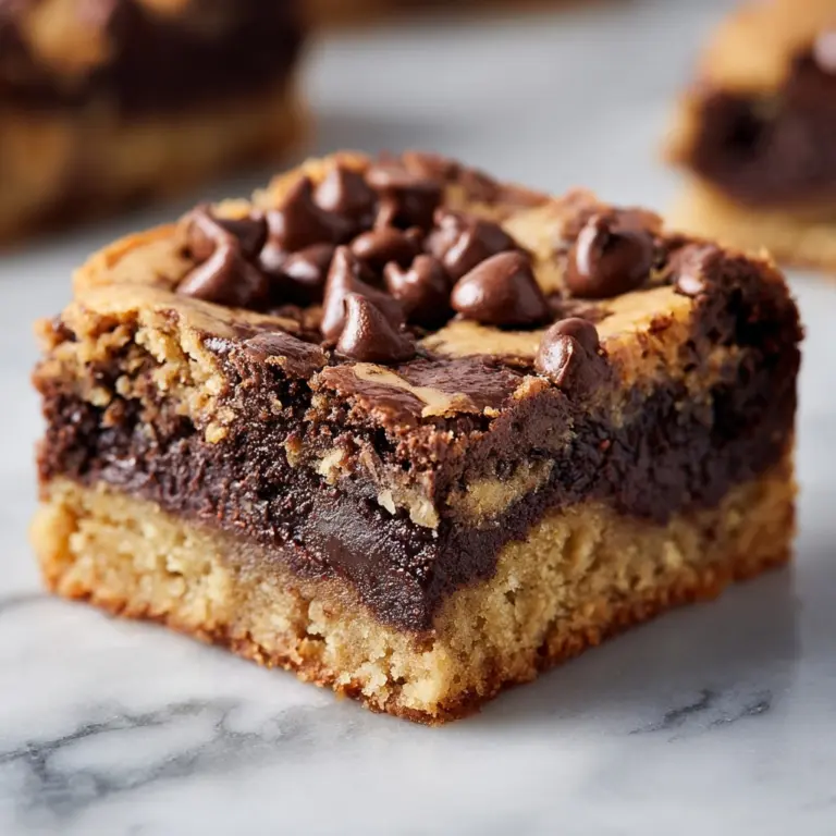 Chocolate Chip Cookie Dough Brownies Recipe