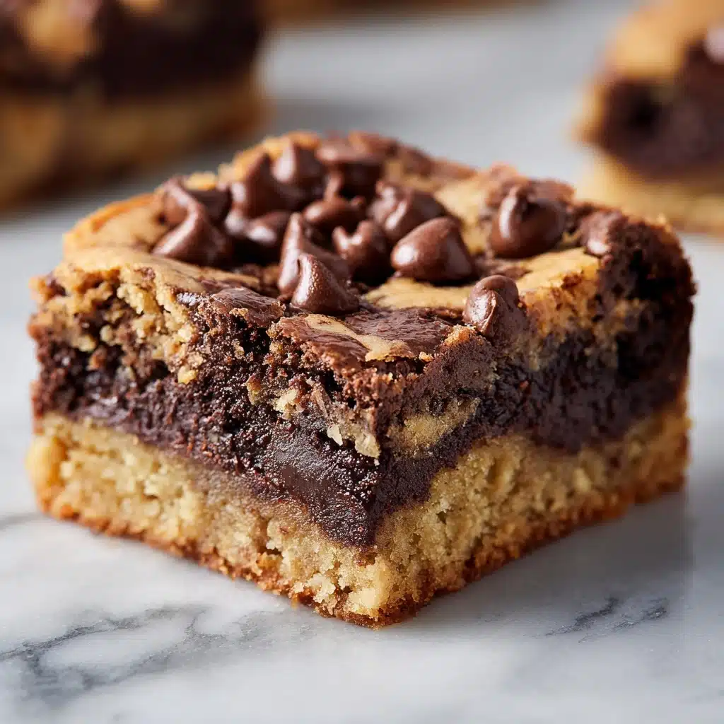 Chocolate Chip Cookie Dough Brownies Recipe - Recipe Image