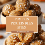Pumpkin Protein Bliss Bites Recipe