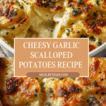 Cheesy Garlic Scalloped Potatoes Recipe