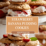 Strawberry Banana Pudding Cookies With Cheesecake Dip Recipe