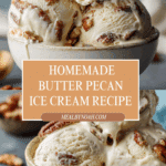 Homemade Butter Pecan Ice Cream Recipe