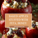 Baked Apples with Feta, Honey, and Cranberries Recipe