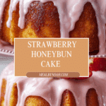 Strawberry Honeybun Cake with Strawberry Cream Icing Recipe