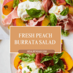 Peach Burrata Salad with Champagne Vinaigrette Recipe